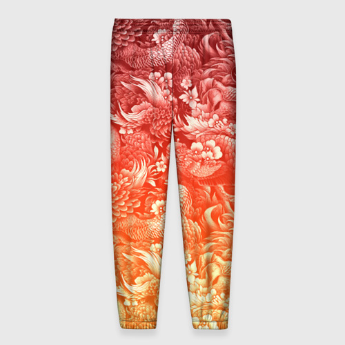 Мужские брюки 3D Огненная татуировка с элементами дракона, цвет 3D печать - фото 2