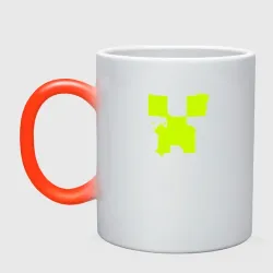 Кружка хамелеон Lime Creeper eyes