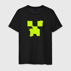 Lime Creeper eyes – Светящаяся мужская футболка с принтом купить со скидкой в -20%