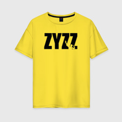Женская футболка хлопок Oversize Zyzz legend