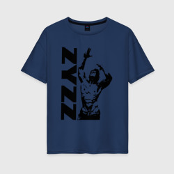 Женская футболка хлопок Oversize Zyzz - legend