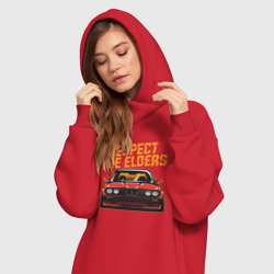 Платье-худи хлопок Уважай старших - фото 2