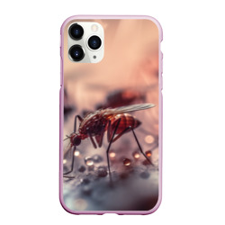 Чехол для iPhone 11 Pro Max матовый Комары-кровопийцы: арт нейросети