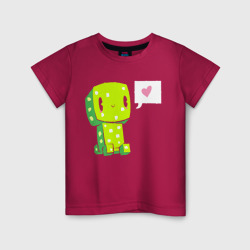 Малыш Крипер – Светящаяся детская футболка с принтом купить со скидкой в -20%