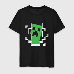Светящаяся мужская футболка Minecraft - Cubes