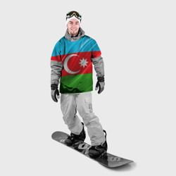 Накидка на куртку 3D Азербайджанский флаг - фото 2