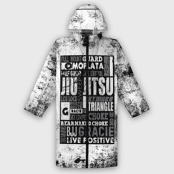 Женский дождевик 3D Jiu-Jitsu Collage grunge