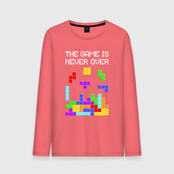 Мужской лонгслив хлопок Tetris - the game is never over
