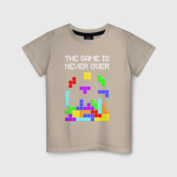 Детская футболка хлопок Tetris - the game is never over