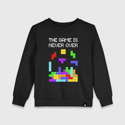 Детский свитшот хлопок Tetris - the game is never over