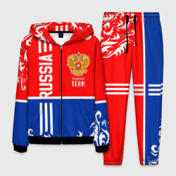 Мужской костюм 3D Национальная команда России с орнаментом