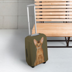 Чехол для чемодана 3D Абиссинская кошка рыжая - фото 2