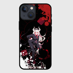 Чехол для iPhone 13 mini Helltaker Lucifer арт краска