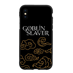 Чехол для iPhone XS Max матовый Goblin Slayer anime clouds