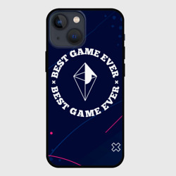 Чехол для iPhone 13 mini Символ No Man's Sky и надпись best game ever