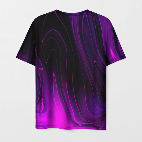 Мужская футболка 3D Thousand Foot Krutch violet plasma, цвет 3D печать - фото 2