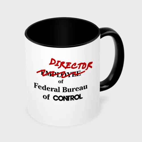 Кружка с полной запечаткой с принтом I'm the director, вид сбоку #3