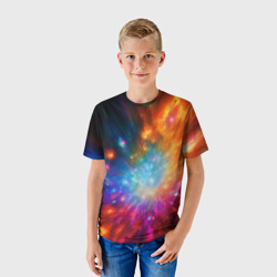Детская футболка 3D Космическая многомерность - фото 2
