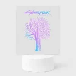 Светильник-ночник Дерево - Киберпанк 2077
