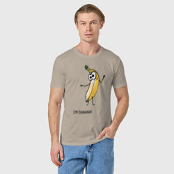 Мужская футболка хлопок I'm banana - фото 2