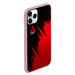 Чехол для iPhone 11 Pro Max матовый Mitsubishi red - sport - фото 2