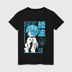 Светящаяся женская футболка Rei Ayanami 00
