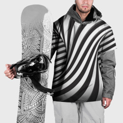 Накидка на куртку 3D Полосатая зебра
