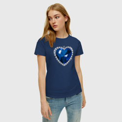 Женская футболка хлопок Титаник сердце океана - фото 2