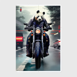 Магнитный плакат 2Х3 Panda - cool biker - neural network