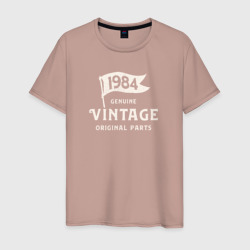 Мужская футболка хлопок 1984 подлинный винтаж - оригинальные детали