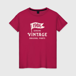 Женская футболка хлопок 1986 подлинный винтаж - оригинальные детали
