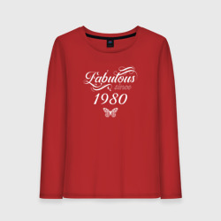 Женский лонгслив хлопок Fabulous since 1980