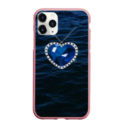 Чехол для iPhone 11 Pro Max матовый Титаник сердце океана