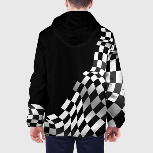 Мужская куртка 3D Suzuki racing flag, цвет 3D печать - фото 5