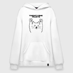 Худи SuperOversize хлопок Twenty One Pilots - rock cat