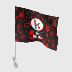 Флаг для автомобиля The Killers rock glitch