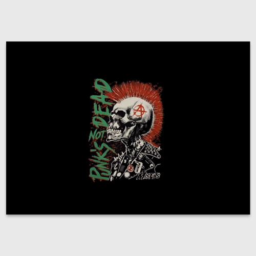 Поздравительная открытка Punk's not dead