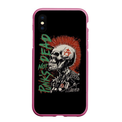 Чехол для iPhone XS Max матовый Punk's not dead