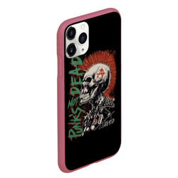 Чехол для iPhone 11 Pro Max матовый Punk's not dead - фото 2