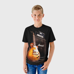 Детская футболка 3D Рокерская гитара - фото 2