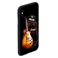 Чехол для iPhone XS Max матовый Рокерская гитара - фото 2