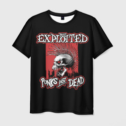 Мужская футболка 3D Exploited - punks not dead