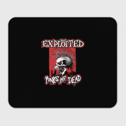 Прямоугольный коврик для мышки Exploited - punks not dead