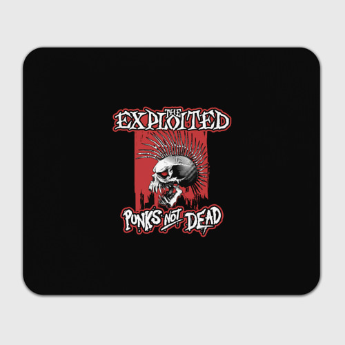 Прямоугольный коврик для мышки Exploited - punks not dead