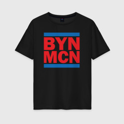 Женская футболка хлопок Oversize Run Bayern Munchen