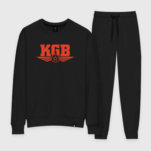 Женский костюм хлопок KGB Red, цвет черный