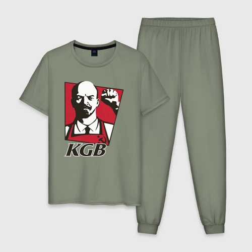 Мужская пижама хлопок KGB Lenin