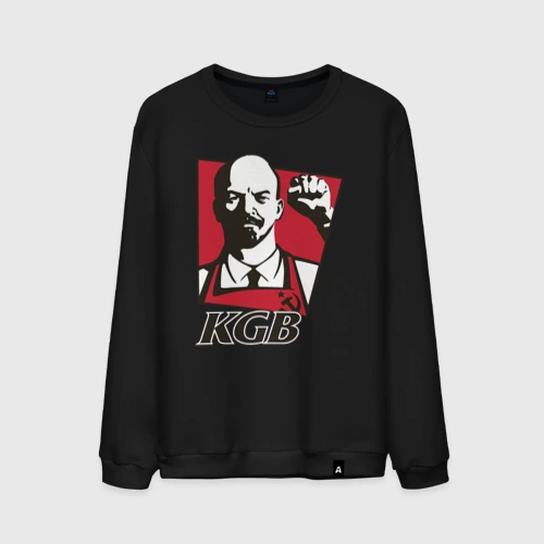 Мужской свитшот хлопок KGB Lenin