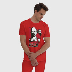 Мужская пижама хлопок KGB Lenin - фото 2