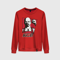 Женский свитшот хлопок KGB Lenin